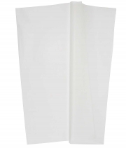 Изображение товара Однотонна матова плівка для квітів біла (матова) у листах 20 шт.